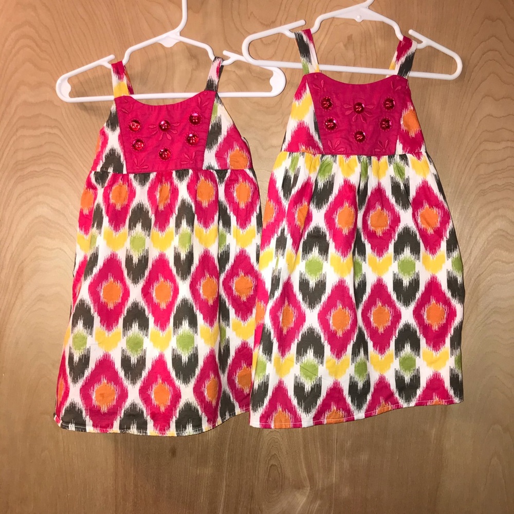 Matching Gymboree Sweet in Batik Dresses 12-18 mo